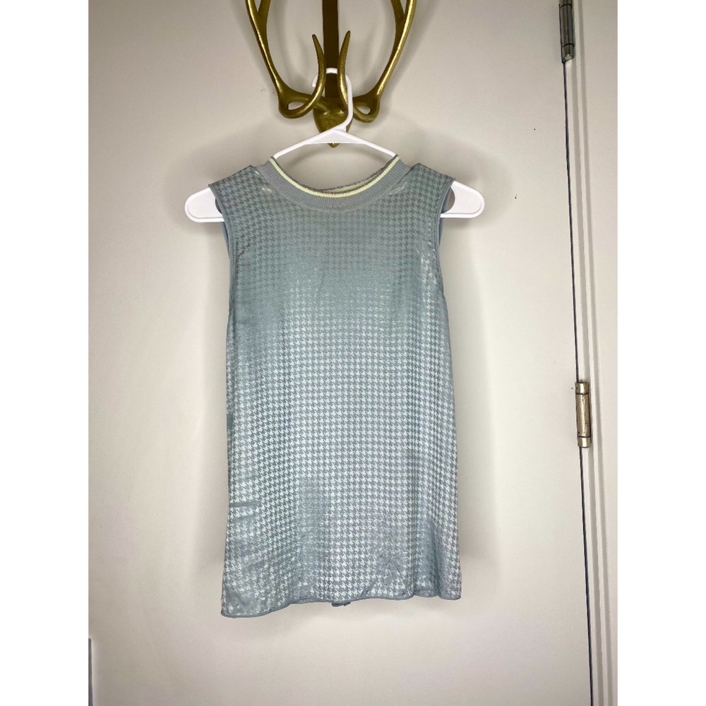 SOLD!!!Rag n Bone Ali Houndstooth Tank  M - Picture 6 of 7